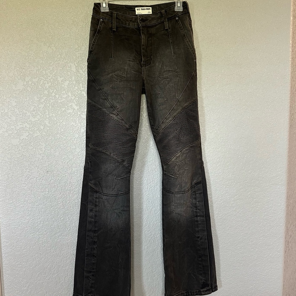 We The Free Black Flare & Wide Leg Jeans - Picture 4 of 7